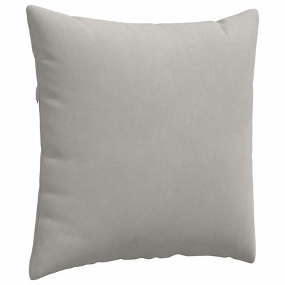 Sofakissen 2 Stück Beige 80 x 80 cm Stoff