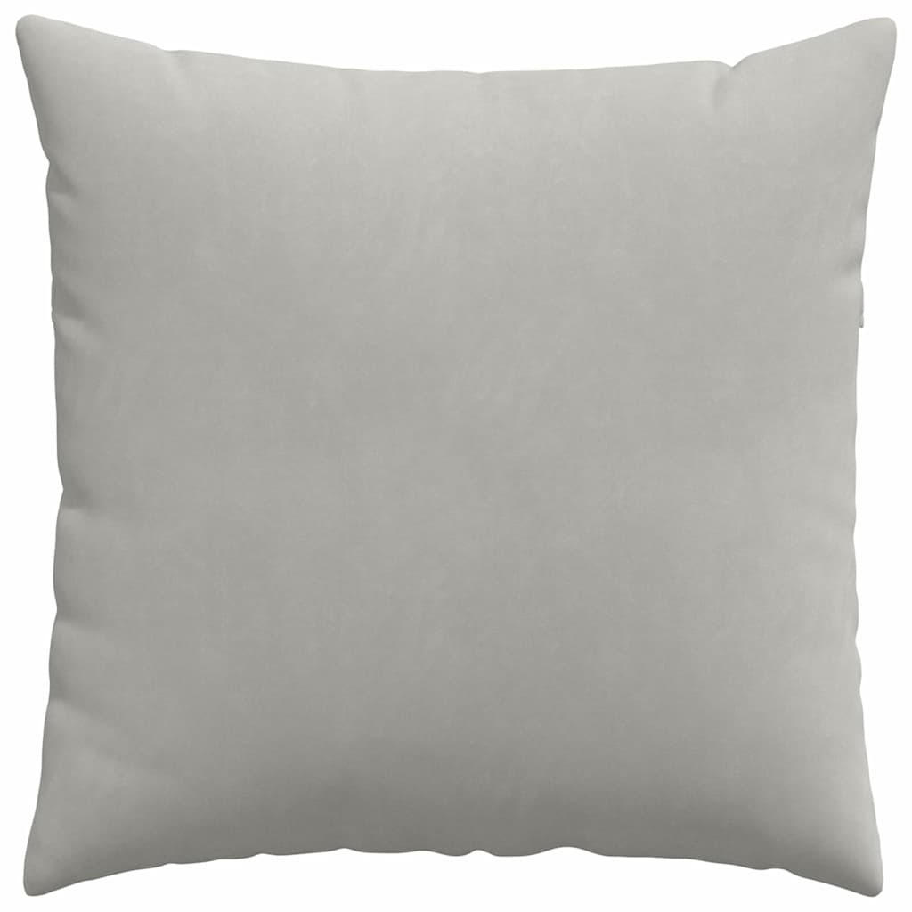 Sofakissen 2 Stück Beige 80 x 80 cm Stoff