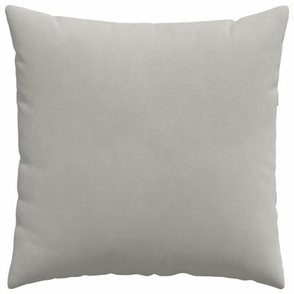 Sofakissen 2 Stück Beige 80 x 80 cm Stoff