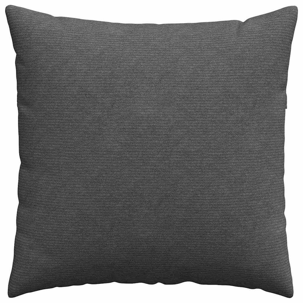 Sofakissen 2 Stück Rot-Orange 80 x 80 cm Cordstoff