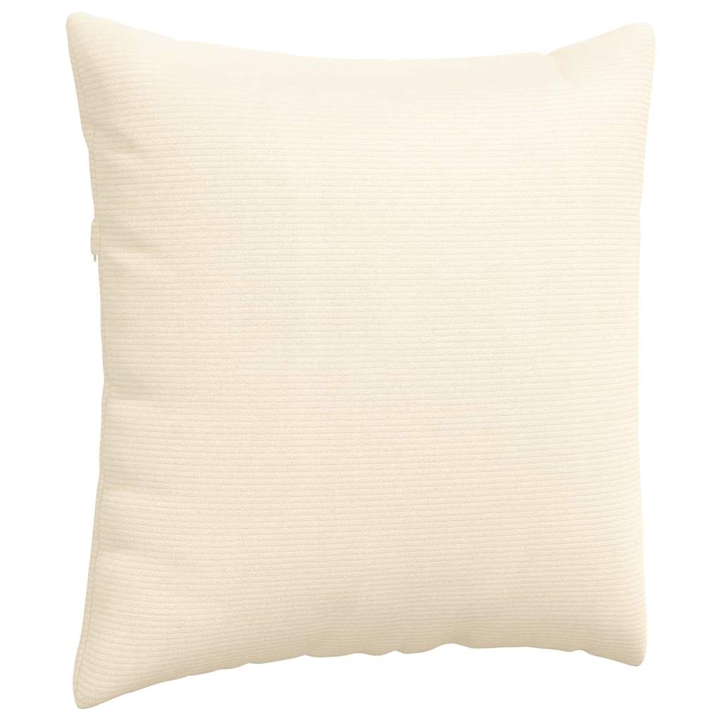 Sofakissen 2 Stück Rot-Orange 80 x 80 cm Cordstoff