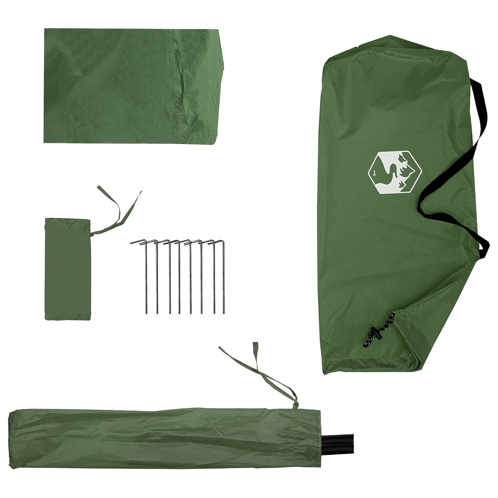 2-In-1 Regenponcho Mit Kapuze 262 X 126 X 130 Cm