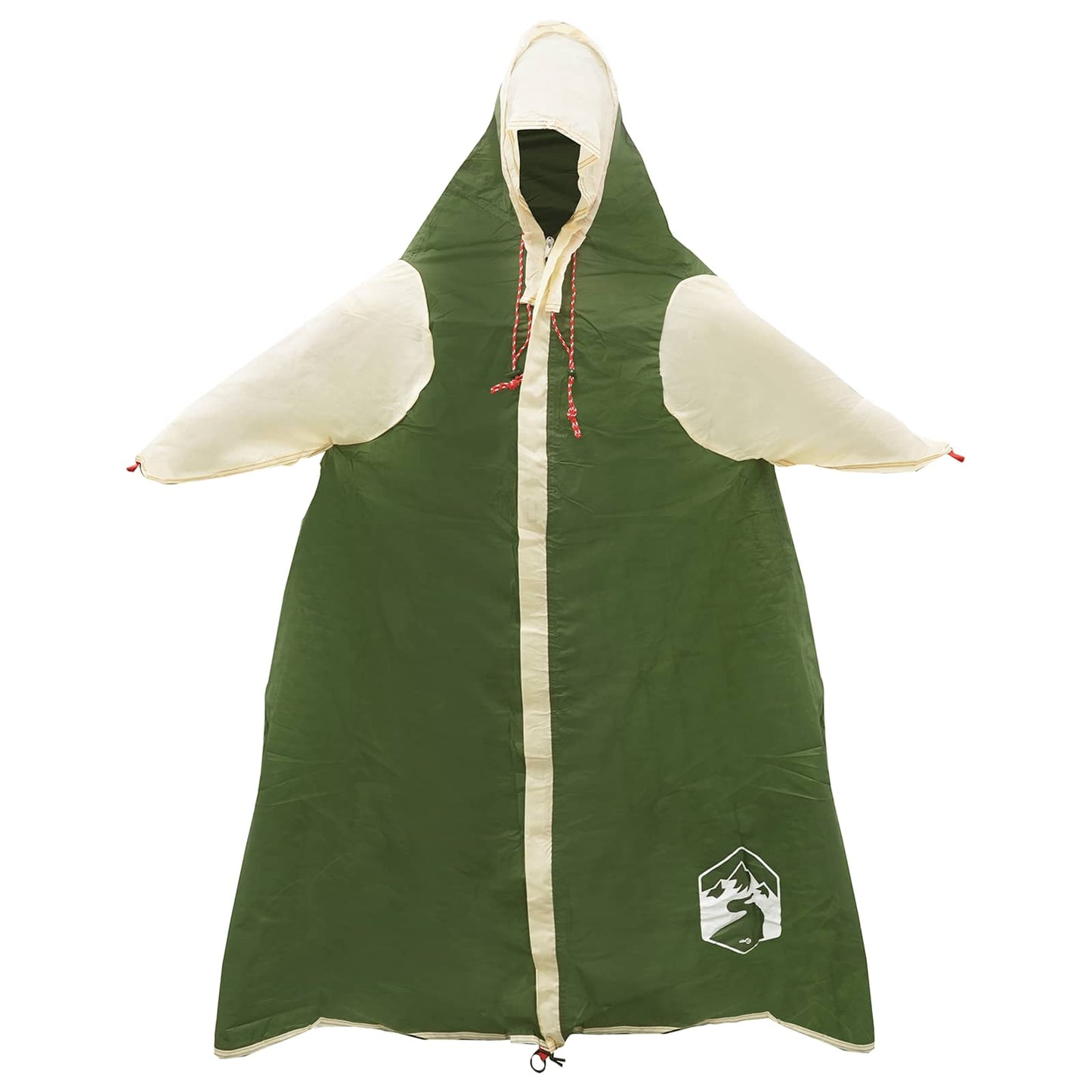 2-In-1 Regenponcho Mit Kapuze 262 X 126 X 130 Cm