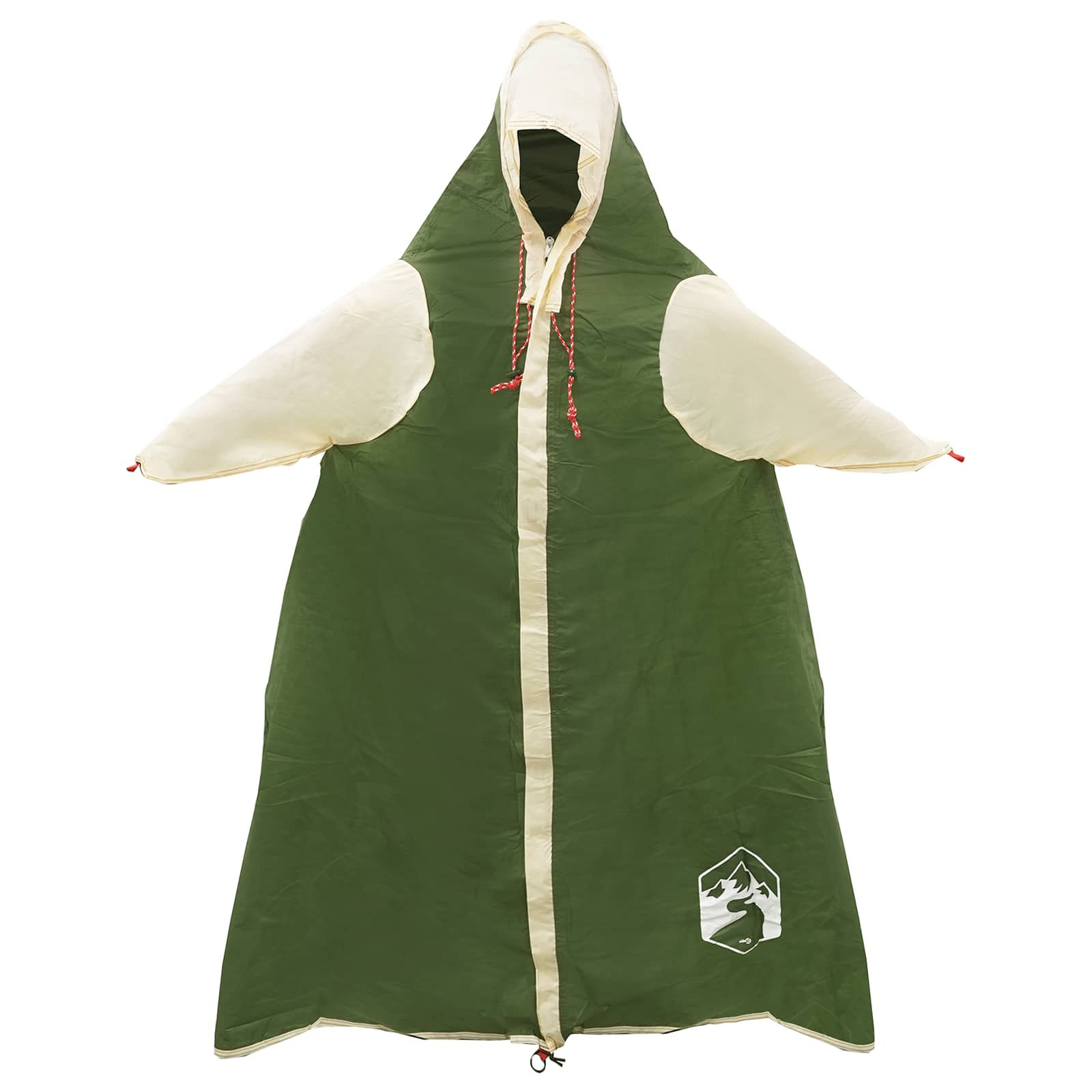 2-In-1 Regenponcho Mit Kapuze 262 X 126 X 130 Cm