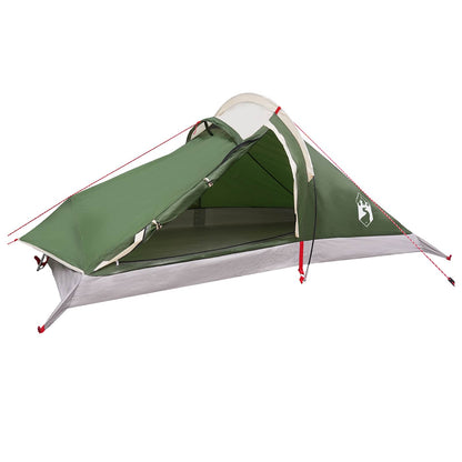 Trekkingzelt Grau und Orange 4-Personen