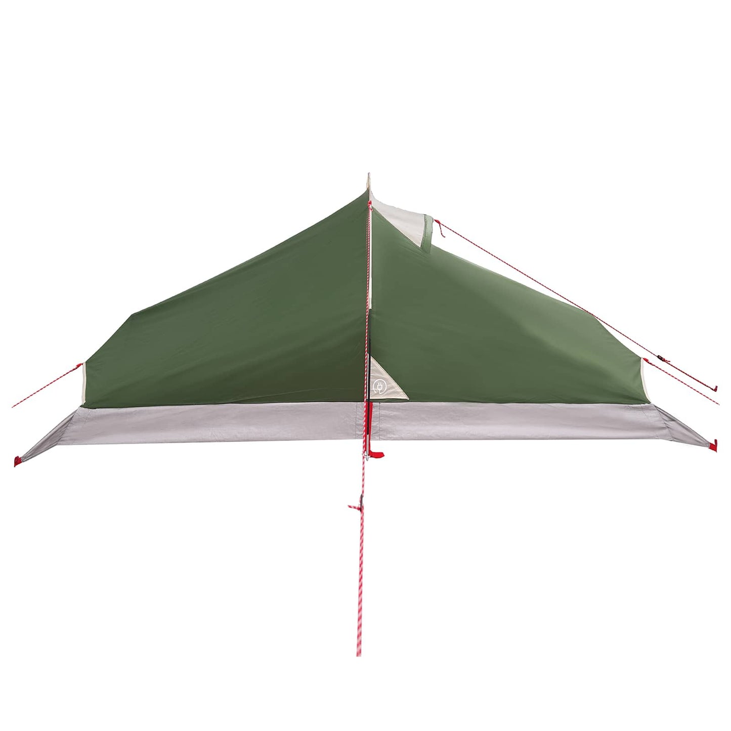 Trekkingzelt Grau und Orange 4-Personen