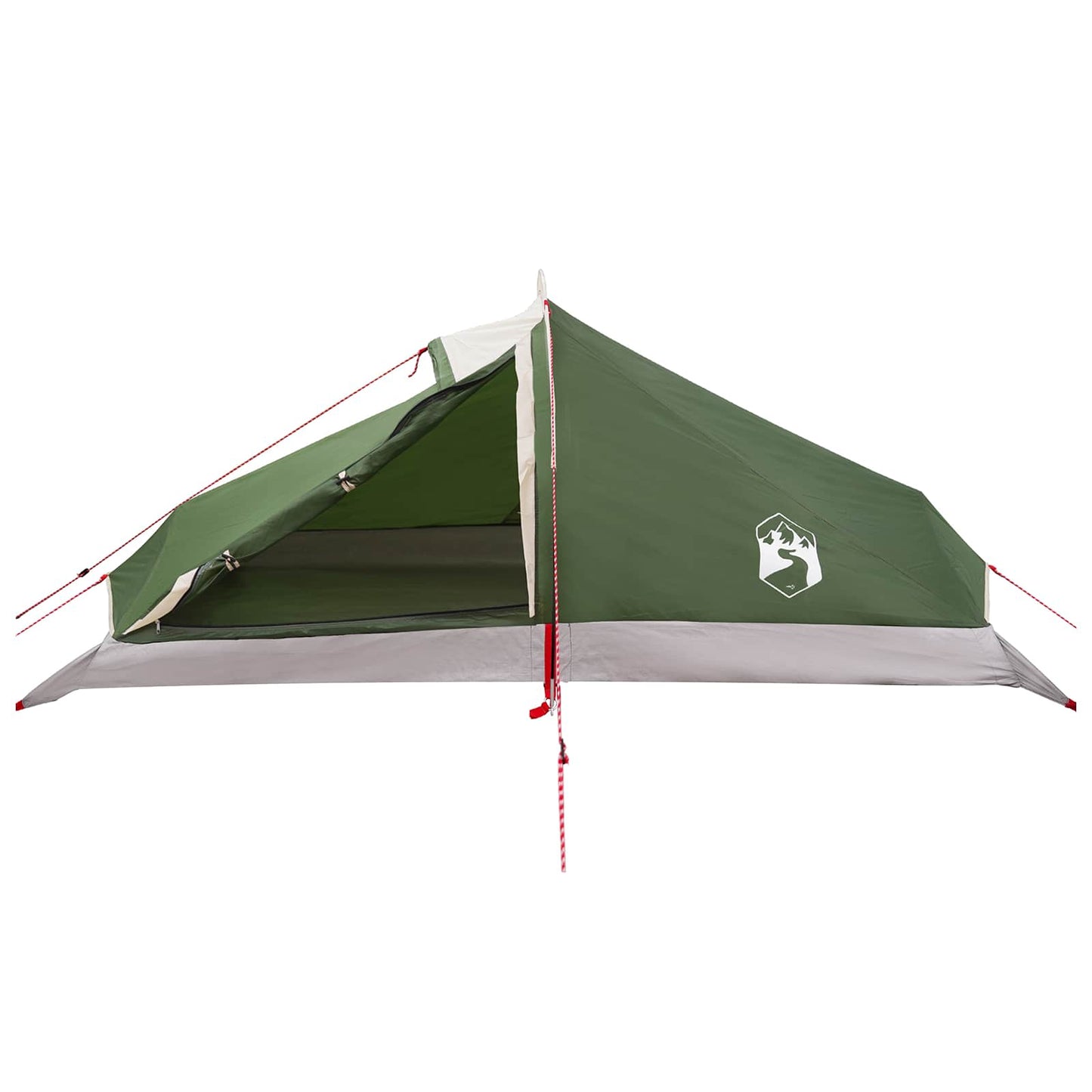 Trekkingzelt Grau und Orange 4-Personen