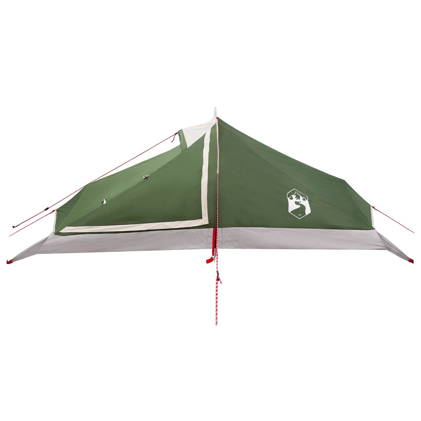 Trekkingzelt Grau und Orange 4-Personen