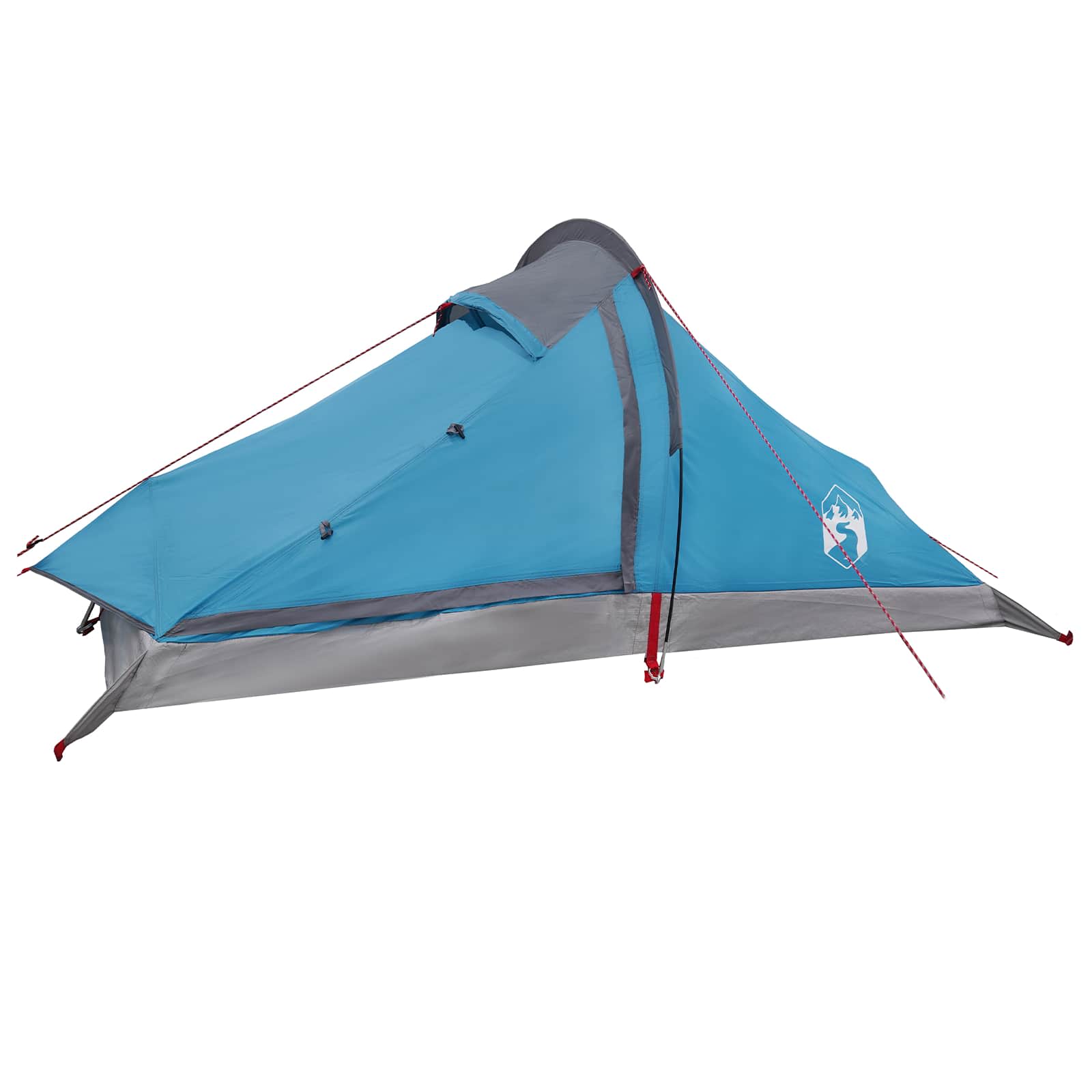 Trekkingzelt Grau und Orange 4-Personen