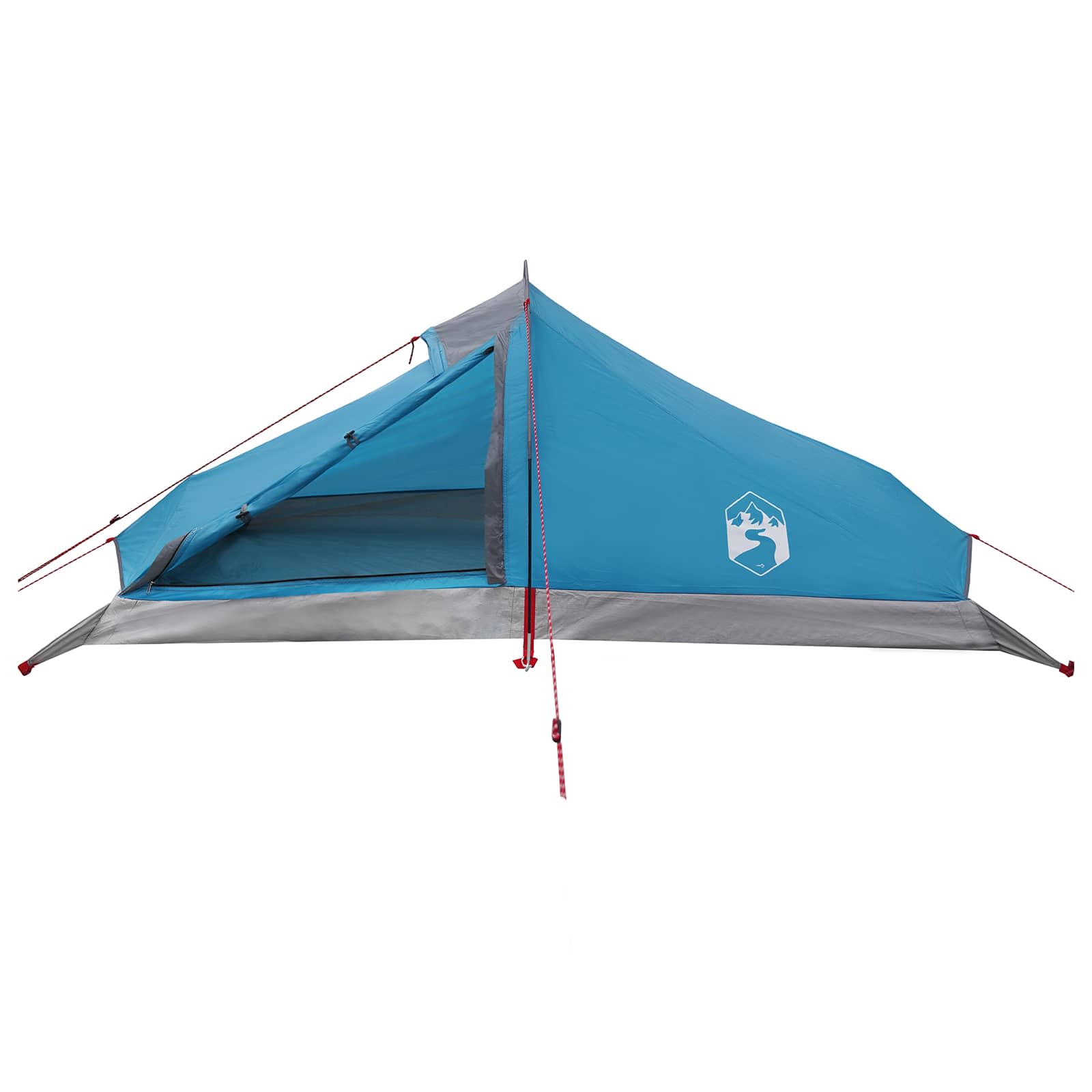 Trekkingzelt Grau und Orange 4-Personen