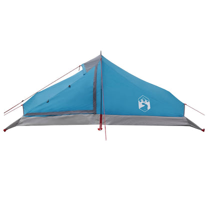 Trekkingzelt Grau und Orange 4-Personen