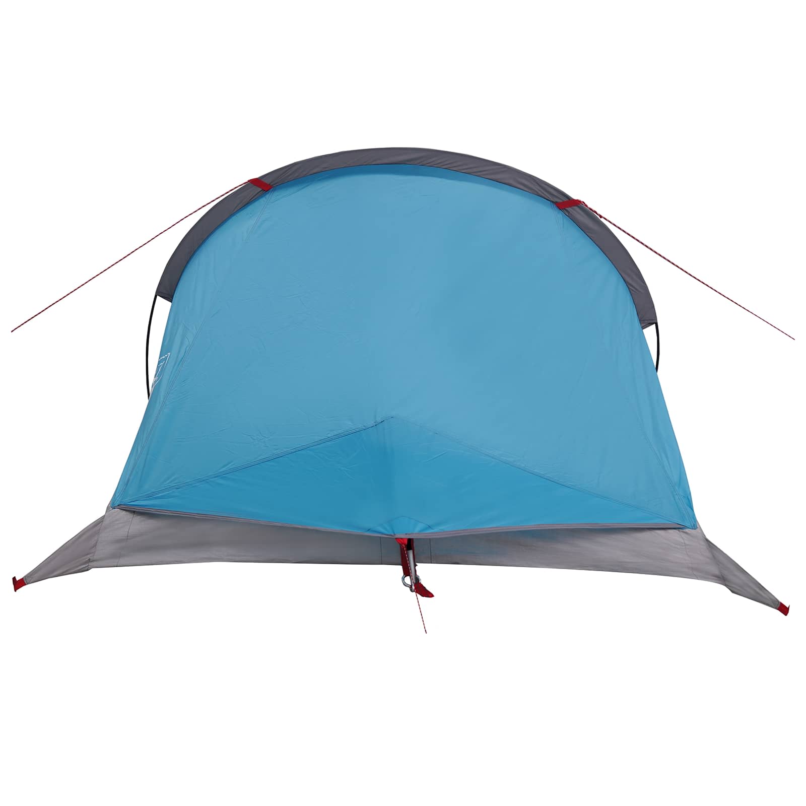 Trekkingzelt Grau und Orange 4-Personen