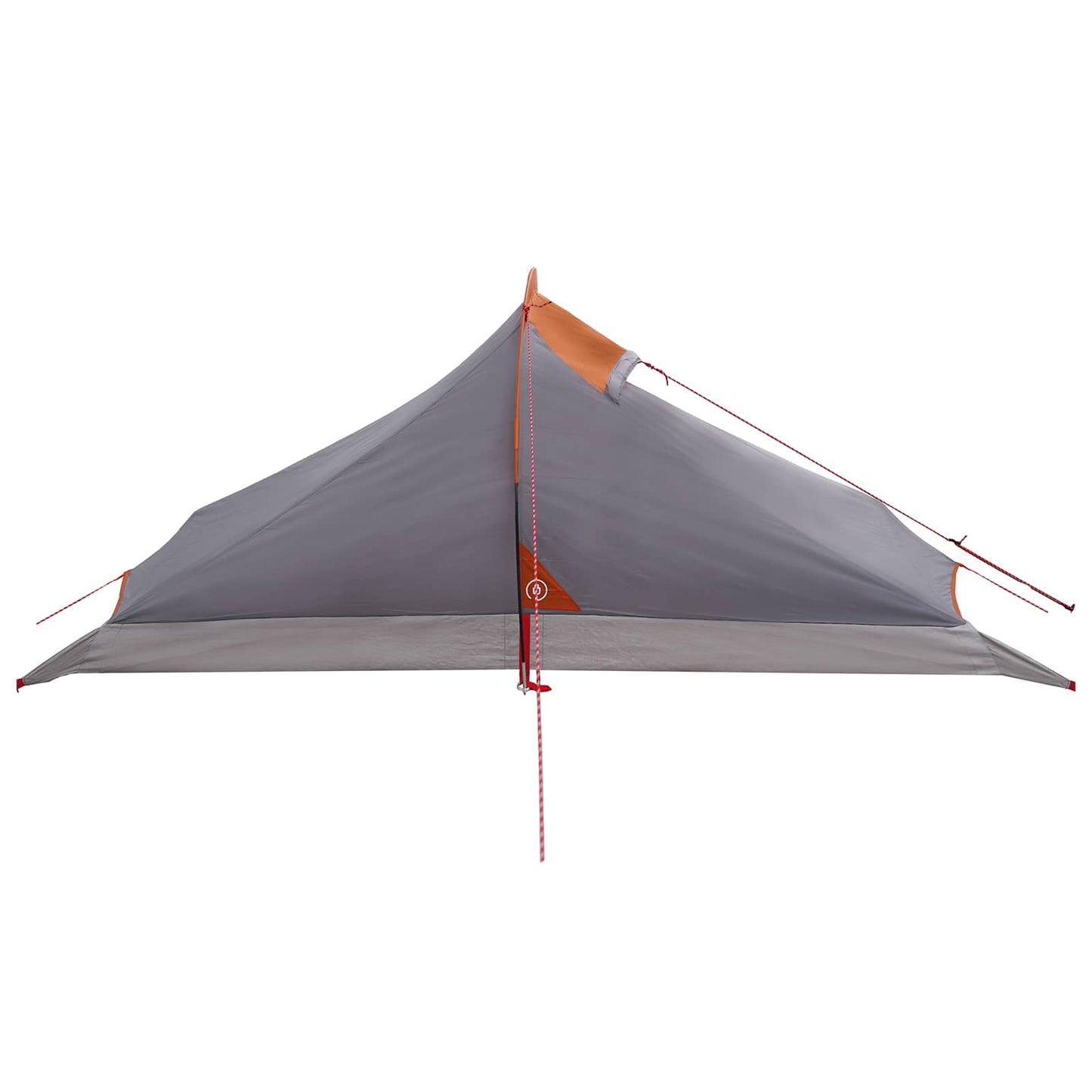 Trekkingzelt Grau und Orange 4-Personen