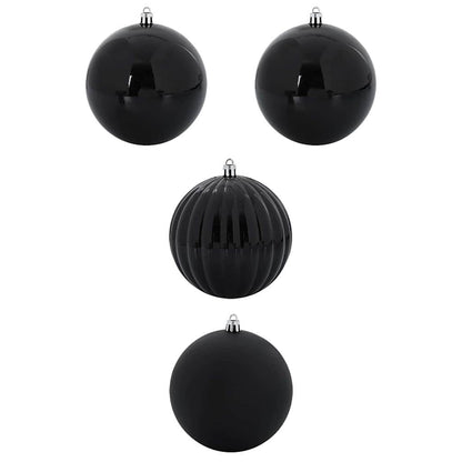 Weihnachtsbaumkugel Set XXL 4 stk. Lila Ø 20 cm Kunststoff