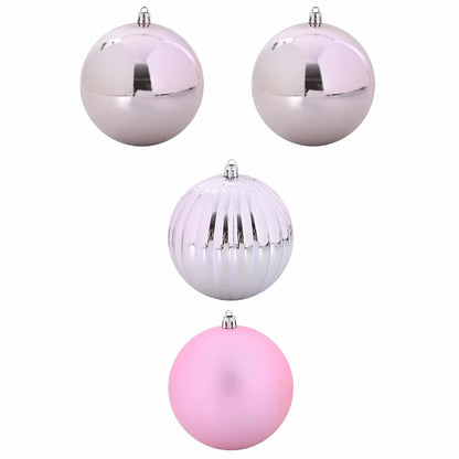 Weihnachtsbaumkugel Set XXL 4 stk. Lila Ø 20 cm Kunststoff