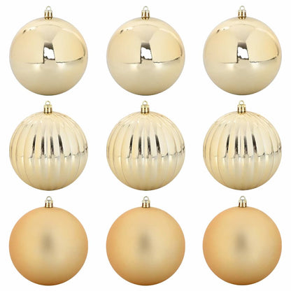 Weihnachtsbaumkugel Set XL 9 stk. Rot Ø 15 cm Kunststoff