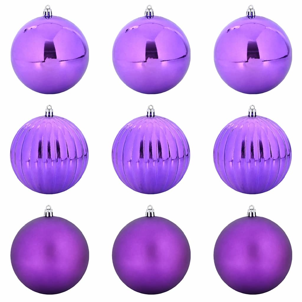 Weihnachtsbaumkugel Set XL 9 stk. Rot Ø 15 cm Kunststoff