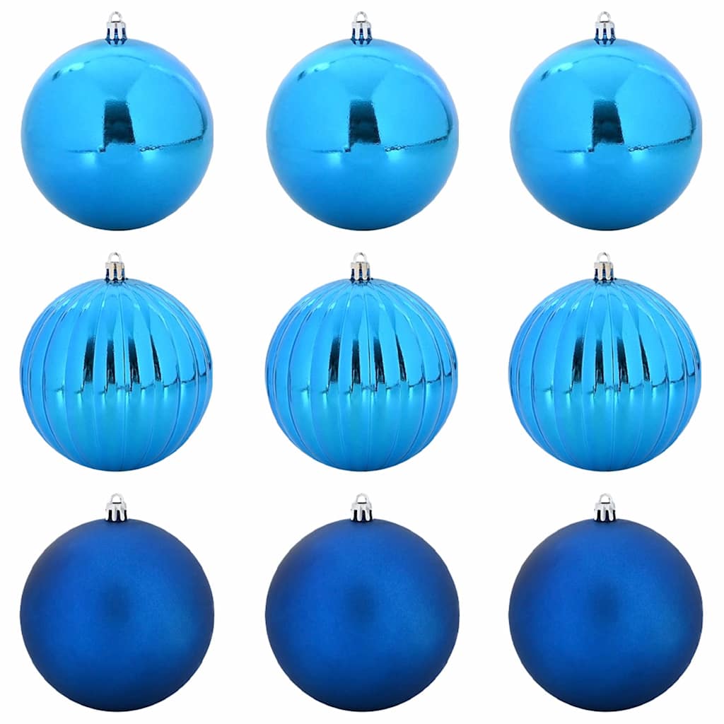 Weihnachtsbaumkugel Set XL 9 stk. Rot Ø 15 cm Kunststoff