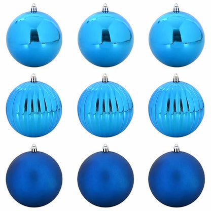 Weihnachtsbaumkugel Set XL 9 stk. Rot Ø 15 cm Kunststoff