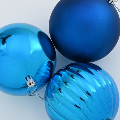 Weihnachtsbaumkugel Set XXL 4 stk. Lila Ø 20 cm Kunststoff
