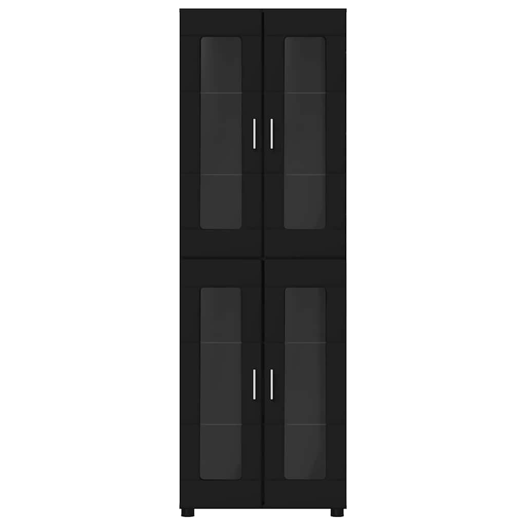 Highboard mit Glastüren | Hochschrannk | Vitrine | Wohnzimmerschrank | 182 cm