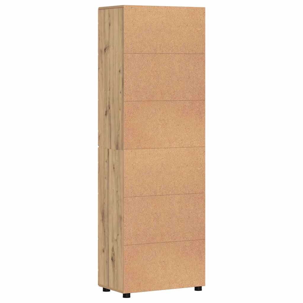 Highboard mit Glastüren | Hochschrannk | Vitrine | Wohnzimmerschrank | 182 cm