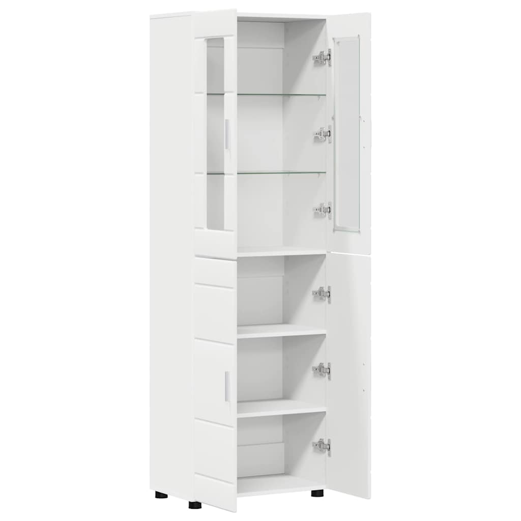 TOP Highboard mit 4 Türen | Vitrine | Hochschrank | Wohnzimmerschrank | 182 cm