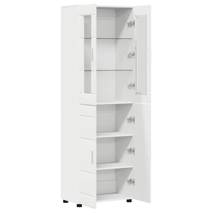 TOP Highboard mit 4 Türen | Vitrine | Hochschrank | Wohnzimmerschrank | 182 cm