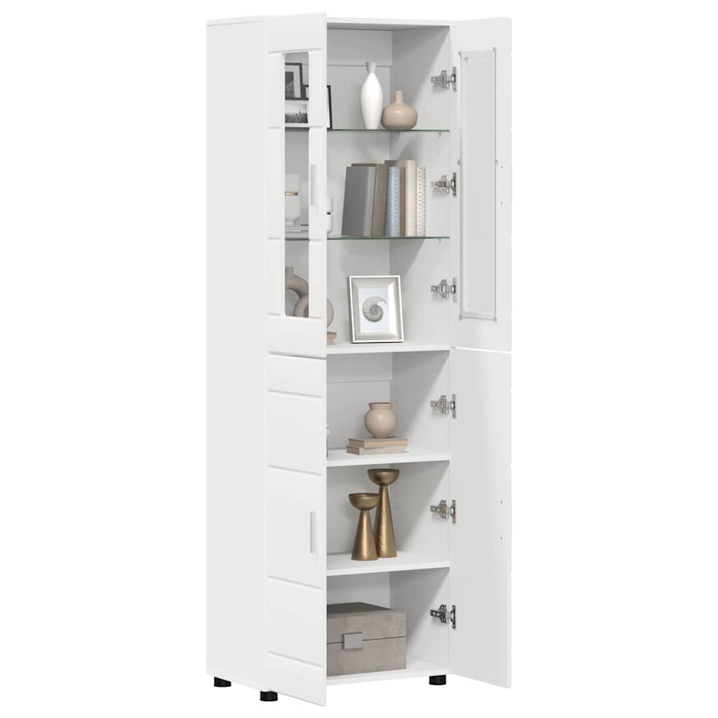 TOP Highboard mit 4 Türen | Vitrine | Hochschrank | Wohnzimmerschrank | 182 cm