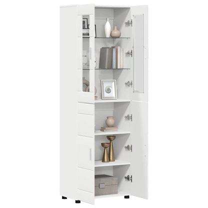 TOP Highboard mit 4 Türen | Vitrine | Hochschrank | Wohnzimmerschrank | 182 cm