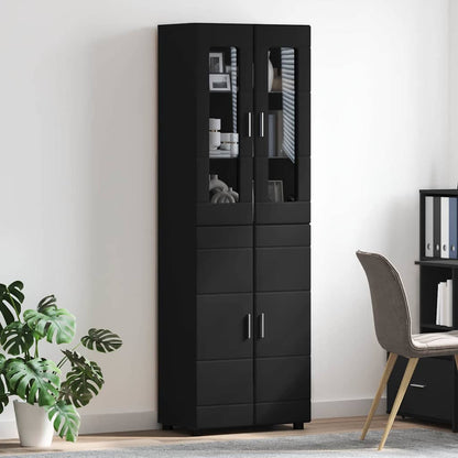 TOP Highboard mit 4 Türen | Vitrine | Hochschrank | Wohnzimmerschrank | 182 cm