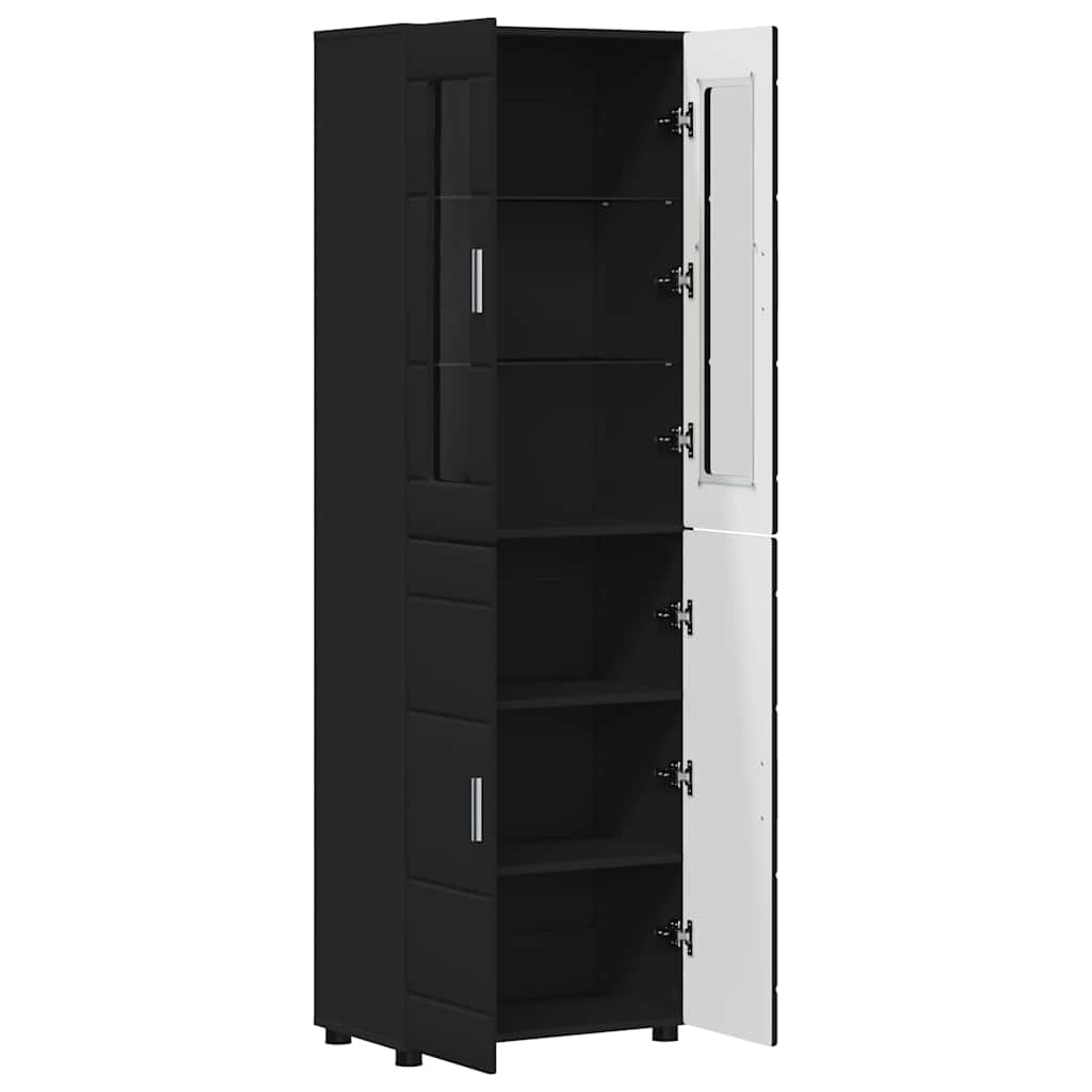 TOP Highboard mit 4 Türen | Vitrine | Hochschrank | Wohnzimmerschrank | 182 cm