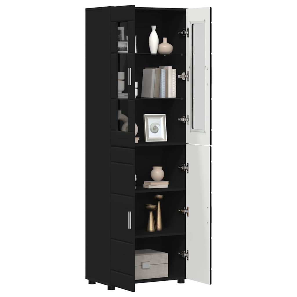 TOP Highboard mit 4 Türen | Vitrine | Hochschrank | Wohnzimmerschrank | 182 cm