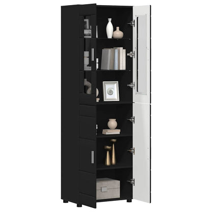 TOP Highboard mit 4 Türen | Vitrine | Hochschrank | Wohnzimmerschrank | 182 cm