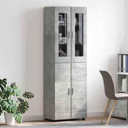 TOP Highboard mit 4 Türen | Vitrine | Hochschrank | Wohnzimmerschrank | 182 cm