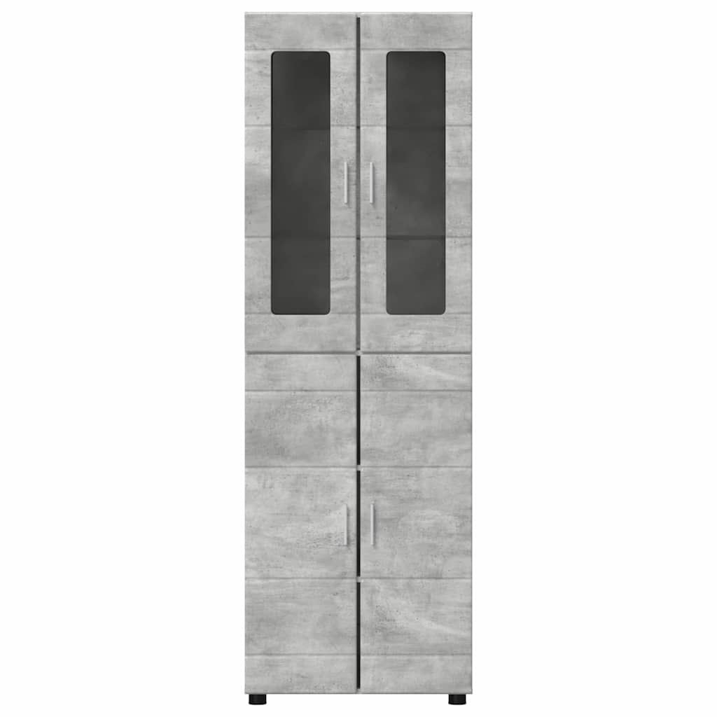 TOP Highboard mit 4 Türen | Vitrine | Hochschrank | Wohnzimmerschrank | 182 cm