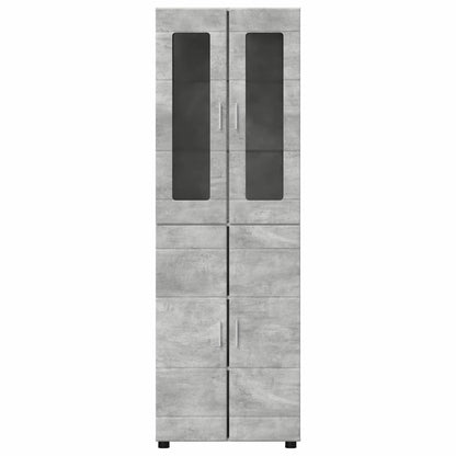 TOP Highboard mit 4 Türen | Vitrine | Hochschrank | Wohnzimmerschrank | 182 cm