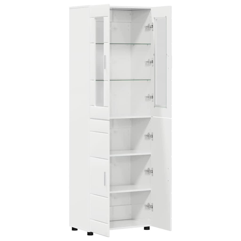 TOP Highboard mit 4 Türen | Vitrine | Hochschrank | Wohnzimmerschrank | 182 cm