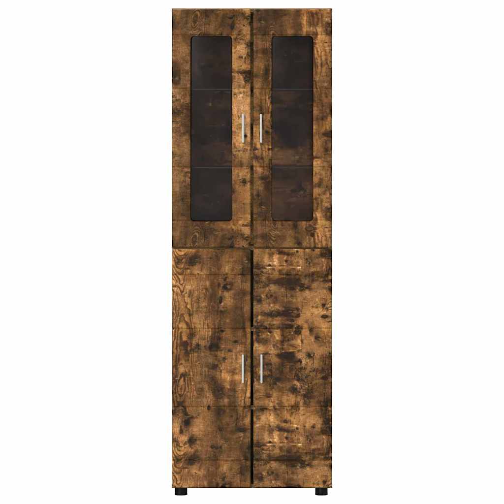 TOP Highboard mit 4 Türen | Vitrine | Hochschrank | Wohnzimmerschrank | 182 cm