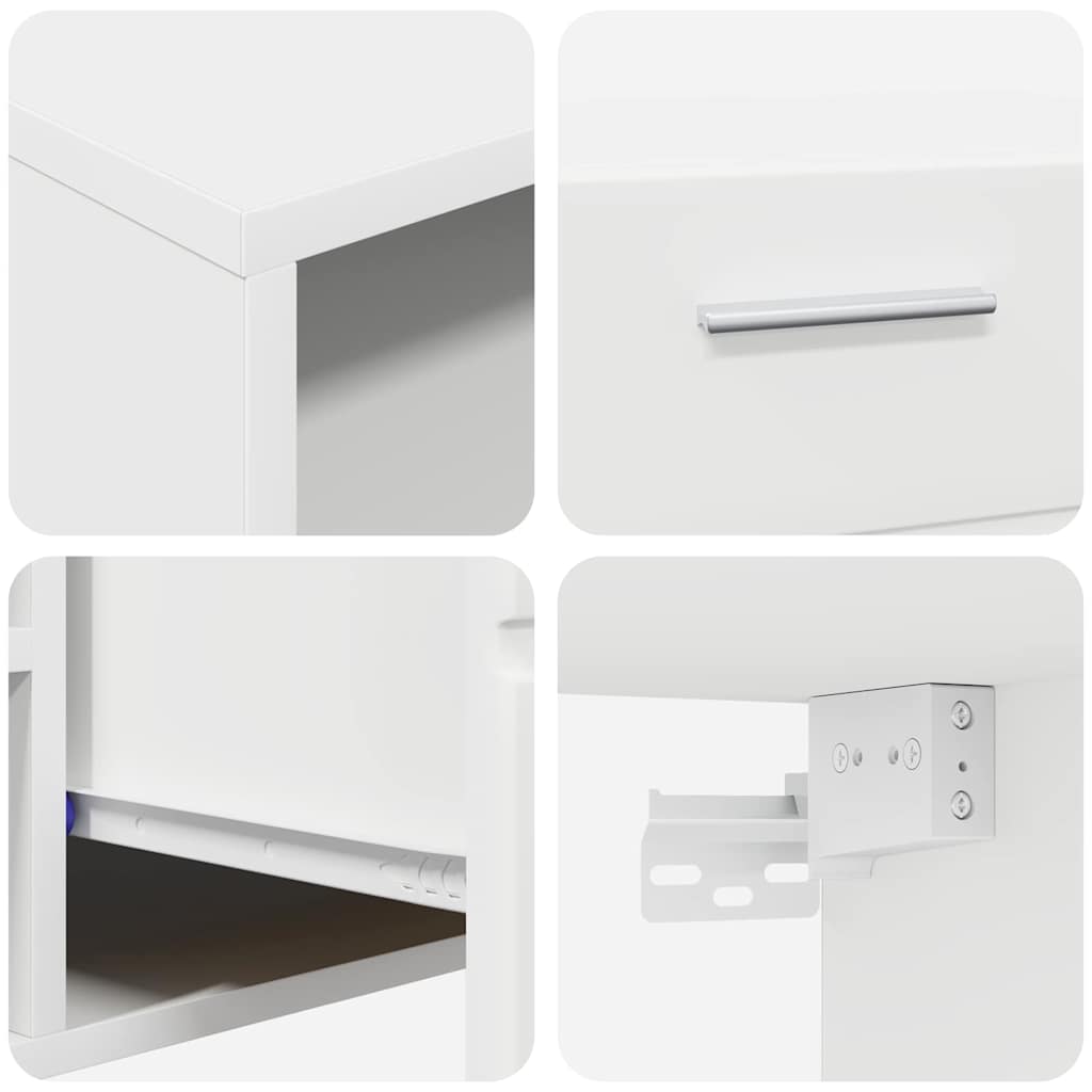 TV-Schrankset | Lowboard | Wandschrank mit Glastüren | Fersehmöbel | 2-teilig