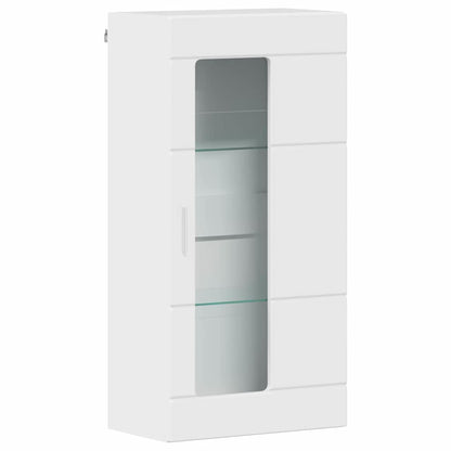TV-Schrankset | Lowboard | Wandschrank mit Glastüren | Fersehmöbel | 2-teilig