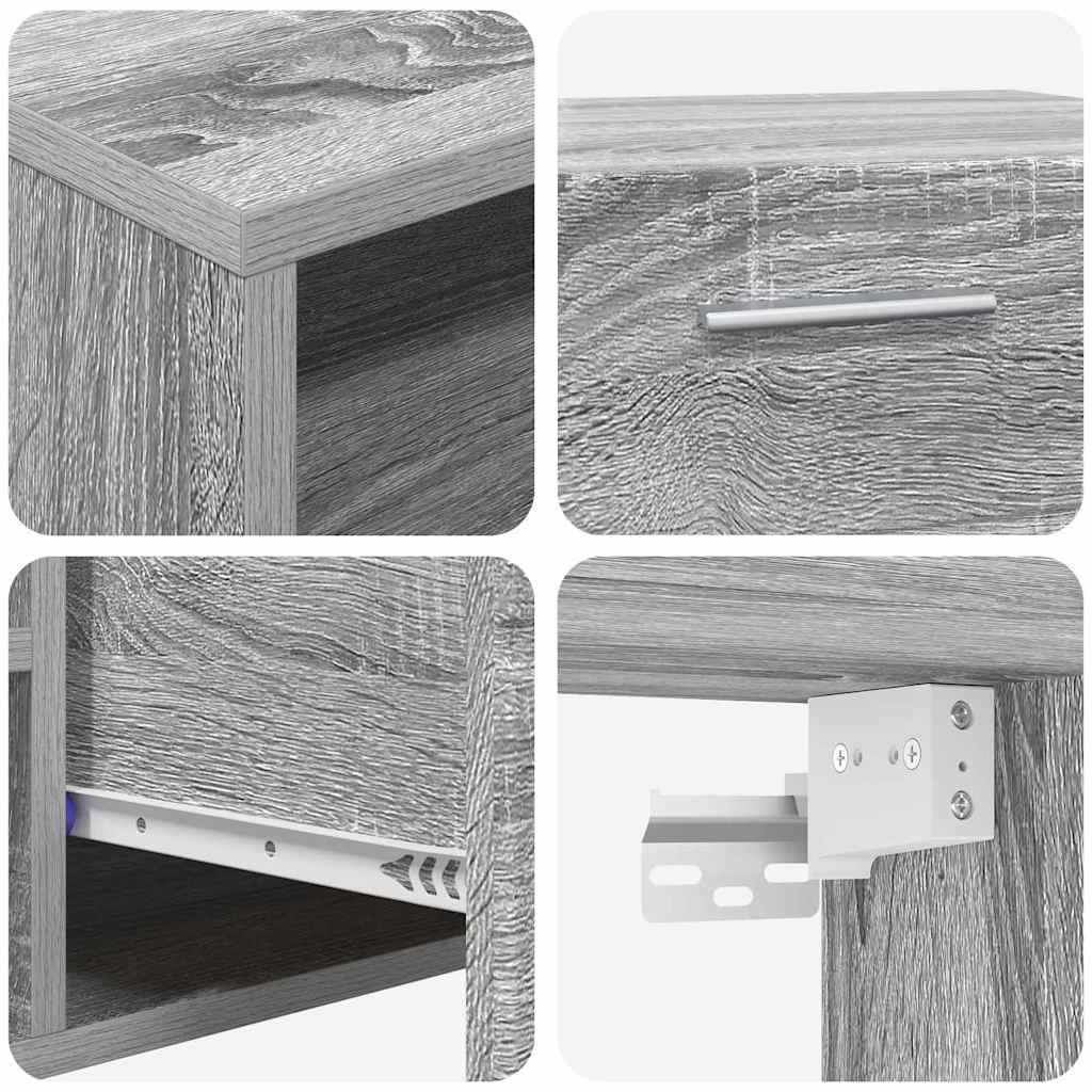TV-Schrankset | Lowboard | Vitrine mit Glastüren | Fersehmöbel | 2-tlg Möbelset