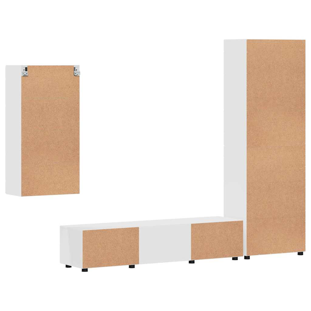 TV-Schrankset | Highboard | Wandschrank | Vitrine | Fernsehmöbel | 3er Möbelset