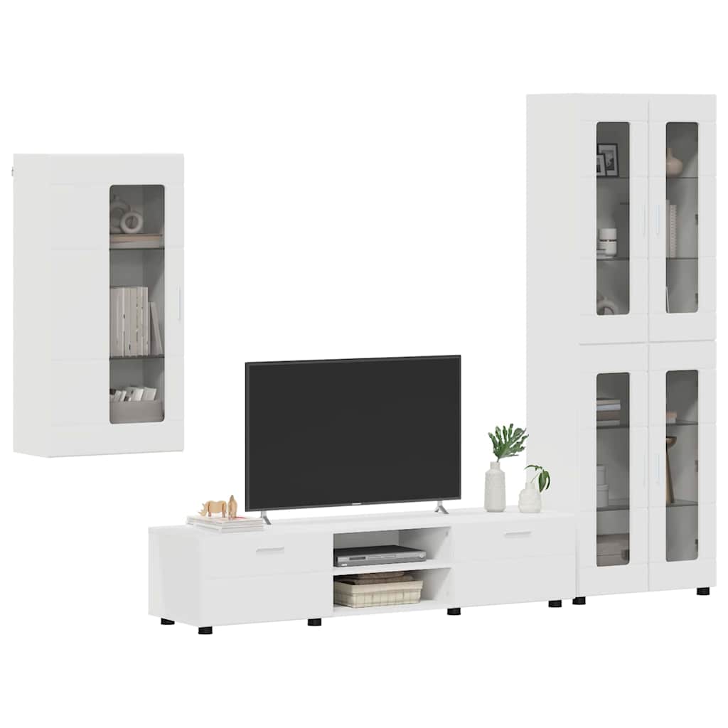 TV-Schrankset | Highboard | Wandschrank | Vitrine | Fernsehmöbel | 3er Möbelset
