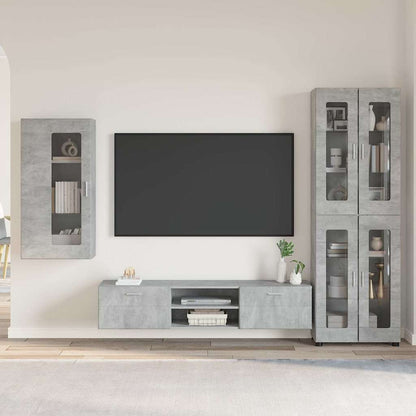 TV-Schrankset | Highboard | Wandschrank | Vitrine | Fernsehmöbel | 3er Möbelset