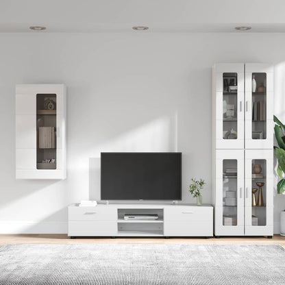 TV-Schrankset | Highboard | Wandschrank | Vitrine | Fernsehmöbel | 3er Möbelset