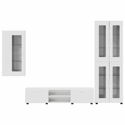 TV-Schrankset | Highboard | Wandschrank | Vitrine | Fernsehmöbel | 3er Möbelset