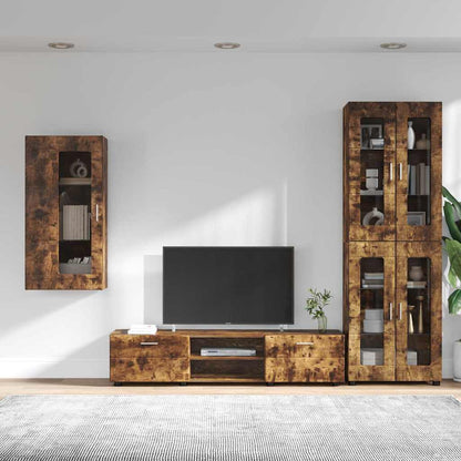 TV-Schrankset | Highboard | Wandschrank | Vitrine | Fernsehmöbel | 3er Möbelset