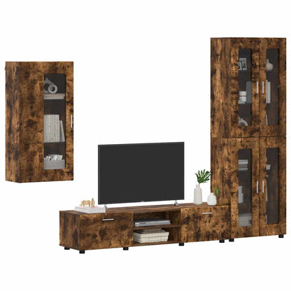 TV-Schrankset | Highboard | Wandschrank | Vitrine | Fernsehmöbel | 3er Möbelset