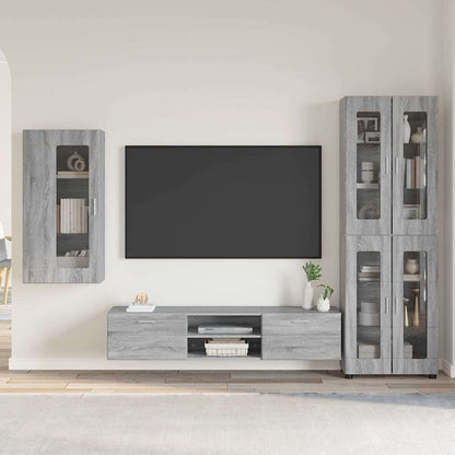 TV-Schrankset | Highboard | Wandschrank | Vitrine | Fernsehmöbel | 3er Möbelset